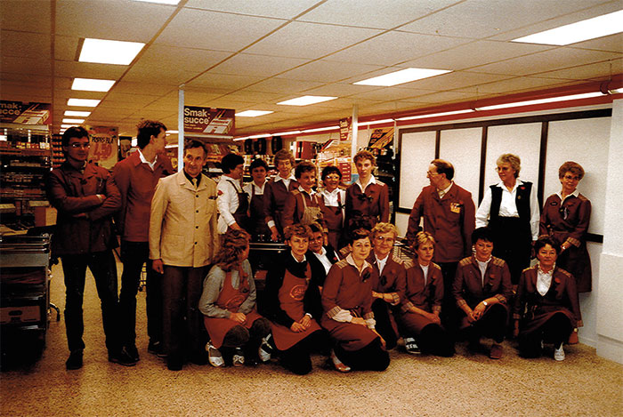 Ombyggnation av Ugglebo, personalen, 1984, Ugglebo Arbetareförenings Aktiebolag