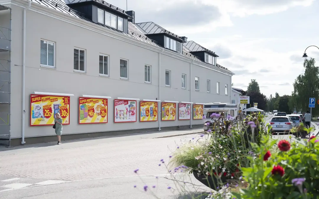 Utvändig upprustning av ICA Ugglebos fasad