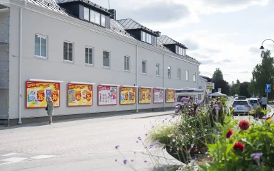 Utvändig upprustning av ICA Ugglebos fasad
